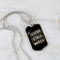 Stall Mall Horse Necklace Stainless Steel or 18k Gold Dog Tag 24" Chain-Express Your Love Gifts
