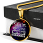 Stars Can't Shine Circle Pendant Stainless Steel or 18k Gold 18-22"-Express Your Love Gifts