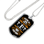 Start All Over Everyday Christian Necklace Stainless Steel or 18k Gold Dog Tag 24" Chain-Express Your Love Gifts