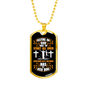 Start All Over Everyday Christian Necklace Stainless Steel or 18k Gold Dog Tag 24" Chain-Express Your Love Gifts