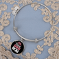 Stay at Home Dog Mom Bracelet Stainless Steel or 18k Gold Circle Bangle-Express Your Love Gifts