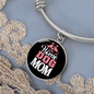 Stay at Home Dog Mom Bracelet Stainless Steel or 18k Gold Circle Bangle-Express Your Love Gifts