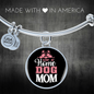 Stay at Home Dog Mom Bracelet Stainless Steel or 18k Gold Circle Bangle-Express Your Love Gifts