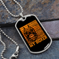 Stay With Boxer Necklace Stainless Steel or 18k Gold Dog Tag 24" Chain-Express Your Love Gifts