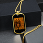 Stay With Boxer Necklace Stainless Steel or 18k Gold Dog Tag 24" Chain-Express Your Love Gifts