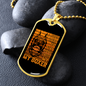 Stay With Boxer Necklace Stainless Steel or 18k Gold Dog Tag 24" Chain-Express Your Love Gifts