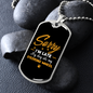 Steering Wheel Necklace Stainless Steel or 18k Gold Dog Tag 24" Chain-Express Your Love Gifts
