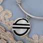 Stellar Lumens (XLM) Bracelet Stainless Steel or 18k Gold Circle Bangle-Express Your Love Gifts
