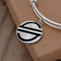 Stellar Lumens (XLM) Bracelet Stainless Steel or 18k Gold Circle Bangle-Express Your Love Gifts
