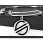 Stellar Lumens (XLM) Bracelet Stainless Steel or 18k Gold Circle Bangle-Express Your Love Gifts