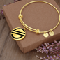 Stellar Lumens (XLM) Bracelet Stainless Steel or 18k Gold Circle Bangle-Express Your Love Gifts