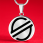 Stellar Lumens (XLM) Circle Necklace Stainless Steel or 18k Gold 18-22"-Express Your Love Gifts
