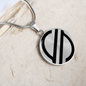 Stellar Lumens (XLM) Circle Necklace Stainless Steel or 18k Gold 18-22"-Express Your Love Gifts