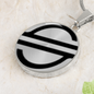 Stellar Lumens (XLM) Circle Necklace Stainless Steel or 18k Gold 18-22"-Express Your Love Gifts