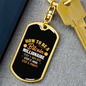 Steps on How to Be Bitcoin Millionaire Crypto Keychain Stainless Steel or 18k Gold Dog Tag Keyring-Express Your Love Gifts