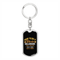 Steps on How to Be Bitcoin Millionaire Crypto Keychain Stainless Steel or 18k Gold Dog Tag Keyring-Express Your Love Gifts