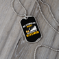 Stimulus Money Crypto Necklace Stainless Steel or 18k Gold Dog Tag 24" Chain-Express Your Love Gifts