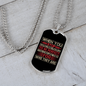 Stop Expecting Zodiac Necklace Stainless Steel or 18k Gold Dog Tag 24" Chain-Express Your Love Gifts