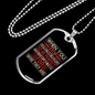 Stop Expecting Zodiac Necklace Stainless Steel or 18k Gold Dog Tag 24" Chain-Express Your Love Gifts
