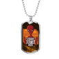 Straight Outta Mars Necklace UFO Alien Fan Gift Stainless Steel or 18k Gold Dog Tag 24" Chain-Express Your Love Gifts