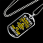 Strength Lies Christian Necklace Stainless Steel or 18k Gold Dog Tag 24" Chain-Express Your Love Gifts