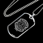Strength To Powerless Christian Necklace Stainless Steel or 18k Gold Dog Tag 24" Chain-Express Your Love Gifts