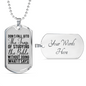 Studying The Bible Christian Necklace Stainless Steel or 18k Gold Dog Tag 24" Chain-Express Your Love Gifts