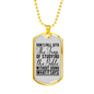 Studying The Bible Christian Necklace Stainless Steel or 18k Gold Dog Tag 24" Chain-Express Your Love Gifts