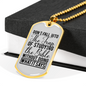 Studying The Bible Christian Necklace Stainless Steel or 18k Gold Dog Tag 24" Chain-Express Your Love Gifts