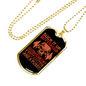 Suck It Up Buttercup Firefighter Gift Stainless Steel or 18k Gold Dog Tag 24" Chain-Express Your Love Gifts