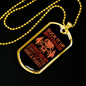 Suck It Up Buttercup Firefighter Gift Stainless Steel or 18k Gold Dog Tag 24" Chain-Express Your Love Gifts