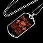 Suck It Up Buttercup Firefighter Gift Stainless Steel or 18k Gold Dog Tag 24" Chain-Express Your Love Gifts
