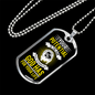 Sum Of All Possibilities Christian Necklace Stainless Steel or 18k Gold Dog Tag 24" Chain-Express Your Love Gifts