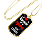 Sun Conure Bird Necklace Stainless Steel or 18k Gold Dog Tag 24" Chain-Express Your Love Gifts