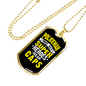 Super Heroes Wear Caps Necklace Stainless Steel or 18k Gold Dog Tag 24"-Express Your Love Gifts