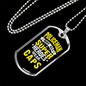 Super Heroes Wear Caps Necklace Stainless Steel or 18k Gold Dog Tag 24"-Express Your Love Gifts