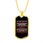 Superhero In My Life Firefighter Gift Stainless Steel or 18k Gold Dog Tag 24" Chain-Express Your Love Gifts