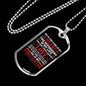Superhero In My Life Firefighter Gift Stainless Steel or 18k Gold Dog Tag 24" Chain-Express Your Love Gifts