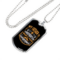 Superpower Firefighter Gift Stainless Steel or 18k Gold Dog Tag 24" Chain-Express Your Love Gifts