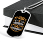 Superpower Firefighter Gift Stainless Steel or 18k Gold Dog Tag 24" Chain-Express Your Love Gifts