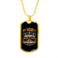 Superpower Firefighter Gift Stainless Steel or 18k Gold Dog Tag 24" Chain-Express Your Love Gifts