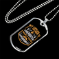 Superpower Firefighter Gift Stainless Steel or 18k Gold Dog Tag 24" Chain-Express Your Love Gifts