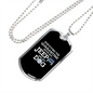 Surviving the Quarantine w My Dog Necklace Stainless Steel or 18k Gold Dog Tag 24" Chain-Express Your Love Gifts