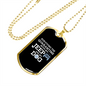 Surviving the Quarantine w My Dog Necklace Stainless Steel or 18k Gold Dog Tag 24" Chain-Express Your Love Gifts