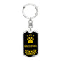 Sussex Spaniel Keychain Stainless Steel or 18k Gold-Express Your Love Gifts
