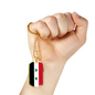 Syria Flag Necklace Stainless Steel or 18k Gold Dog Tag 24" Chain-Express Your Love Gifts