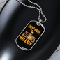T Bitcoin Crypto Necklace Stainless Steel or 18k Gold Dog Tag 24" Chain-Express Your Love Gifts