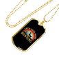 Talk More Hunting Necklace Stainless Steel or 18k Gold Dog Tag 24" Chain-Express Your Love Gifts