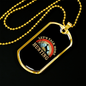 Talk More Hunting Necklace Stainless Steel or 18k Gold Dog Tag 24" Chain-Express Your Love Gifts