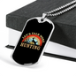 Talk More Hunting Necklace Stainless Steel or 18k Gold Dog Tag 24" Chain-Express Your Love Gifts